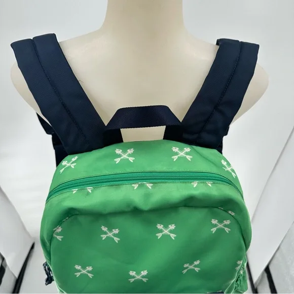 Vineyard Vines Martha’s Vineyard Fishbones Green Blue Backpack - Picture 5 of 13